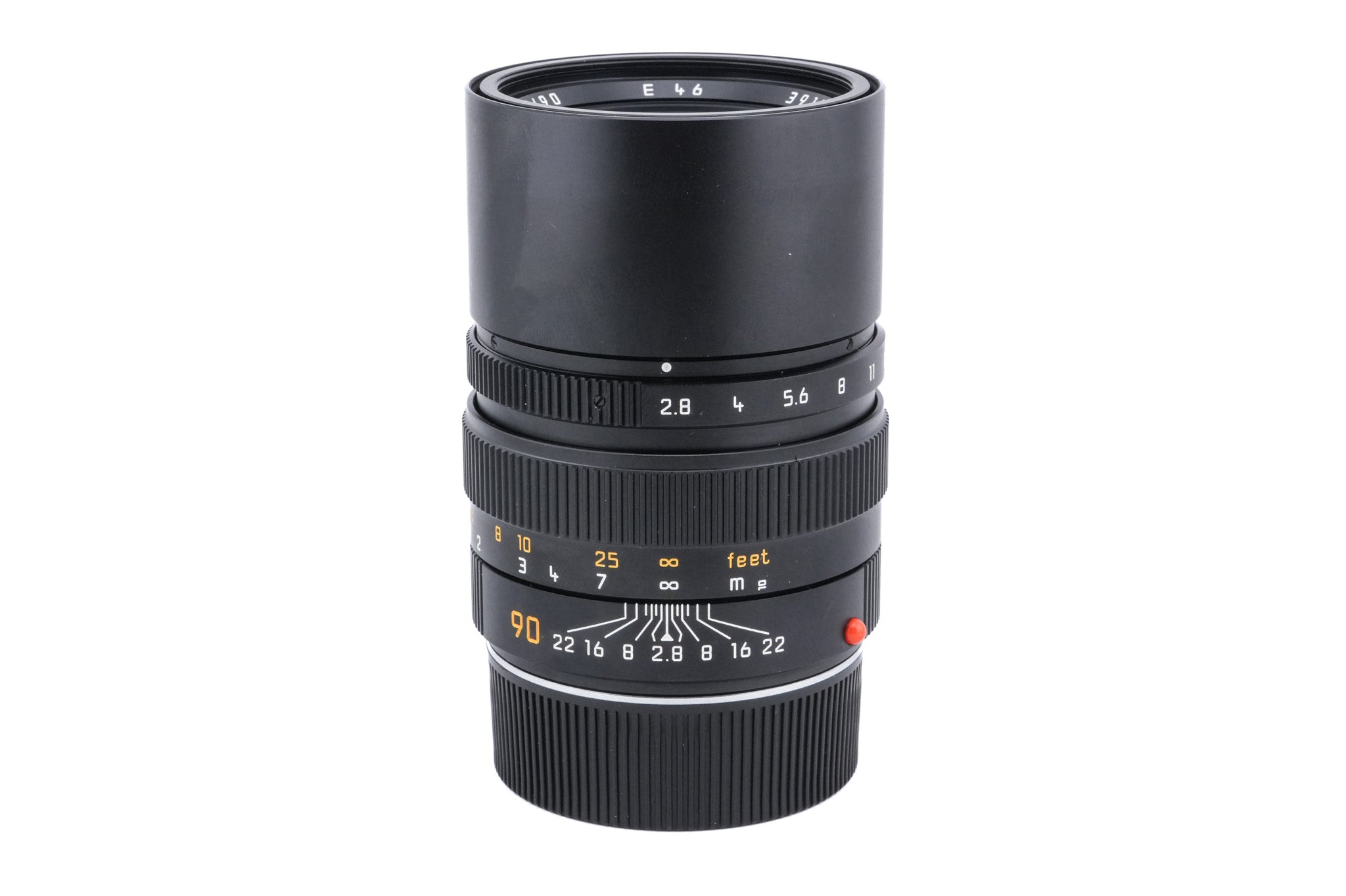 Leica 90mm f2.8 Elmarit-M (Black, 11807) - Lens – Kamerastore