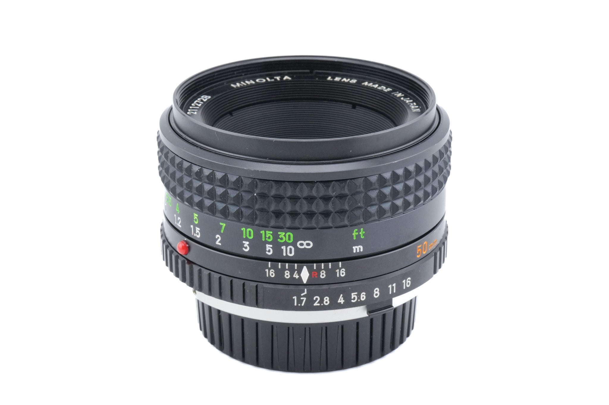 Minolta 50mm f1.7 MC Rokkor-PF - Lens – Kamerastore