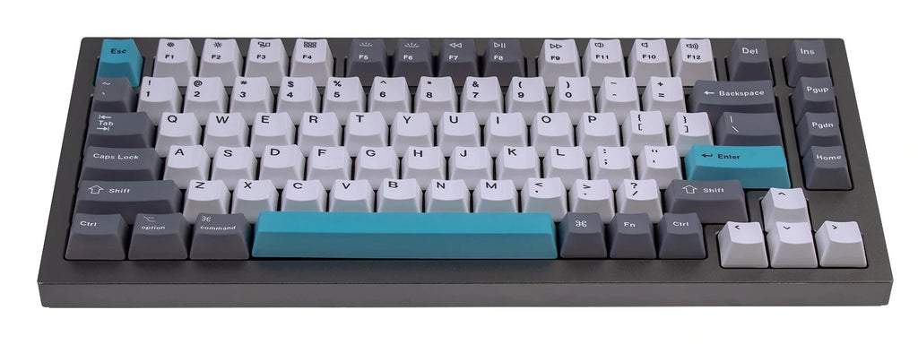 Keychron OEM Dye-Sub PBTキーキャップセット(Grey White Blue