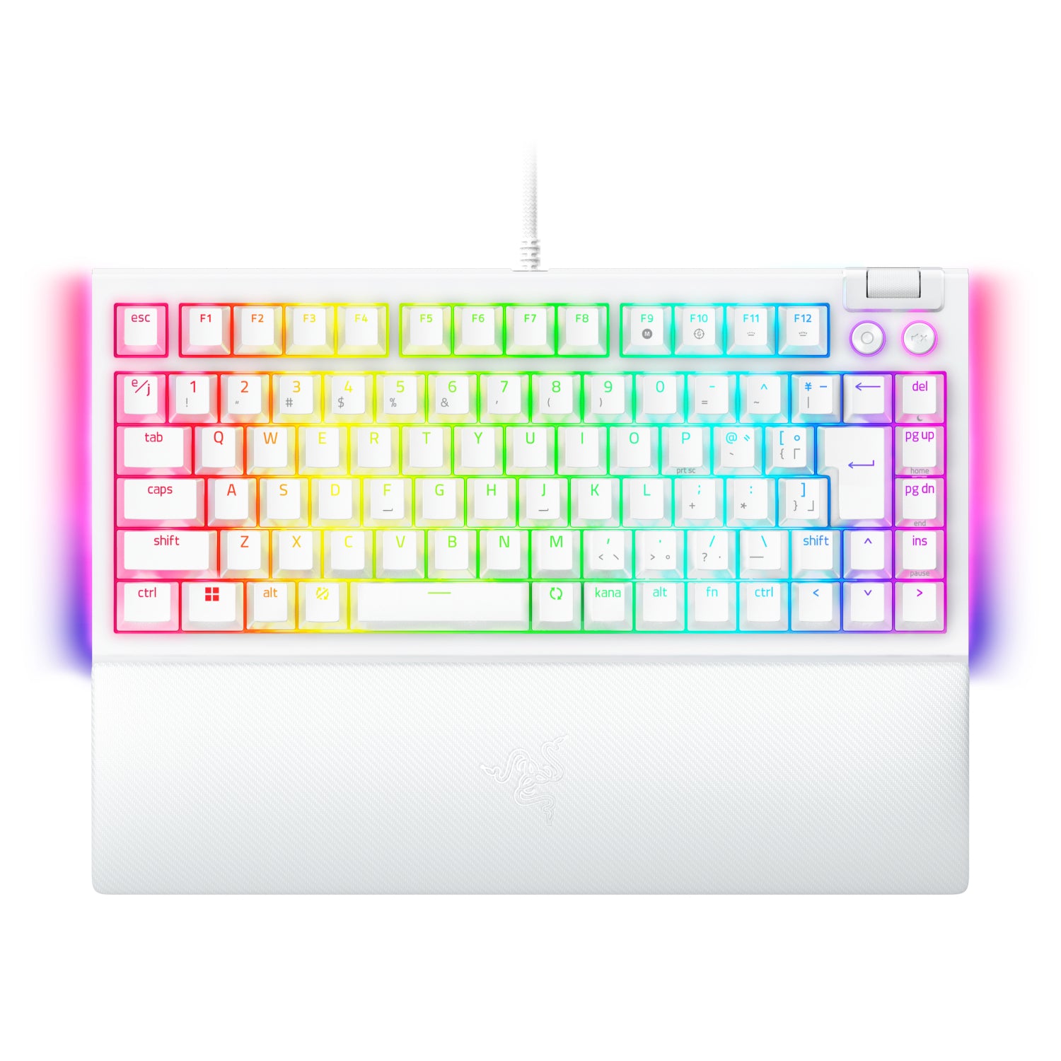 Razer BlackWidow V4 75% JP White Edition ブラックウィドウ