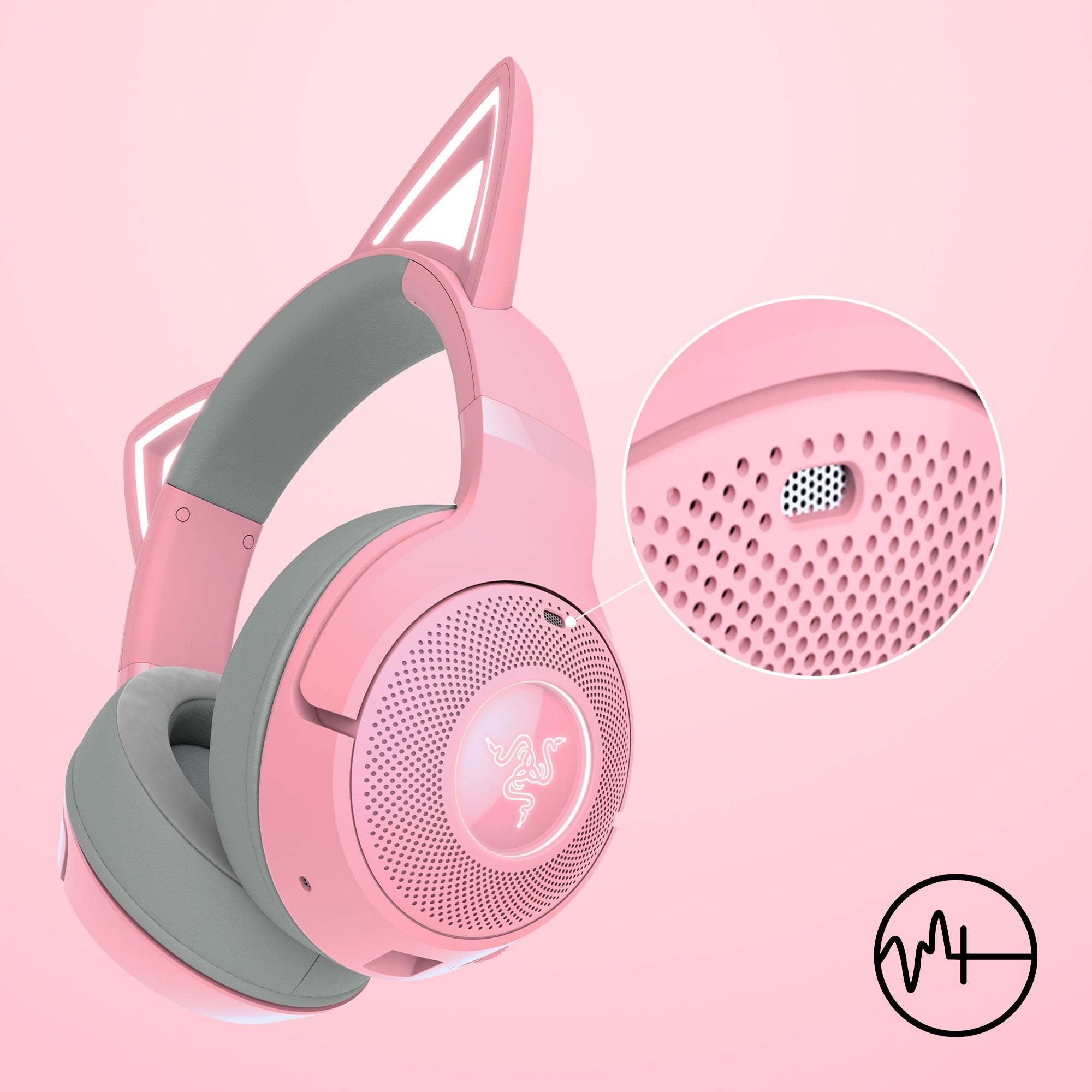 Razer Kraken Kitty V2 BT Quartz Pink クラーケン キティー ブイツー