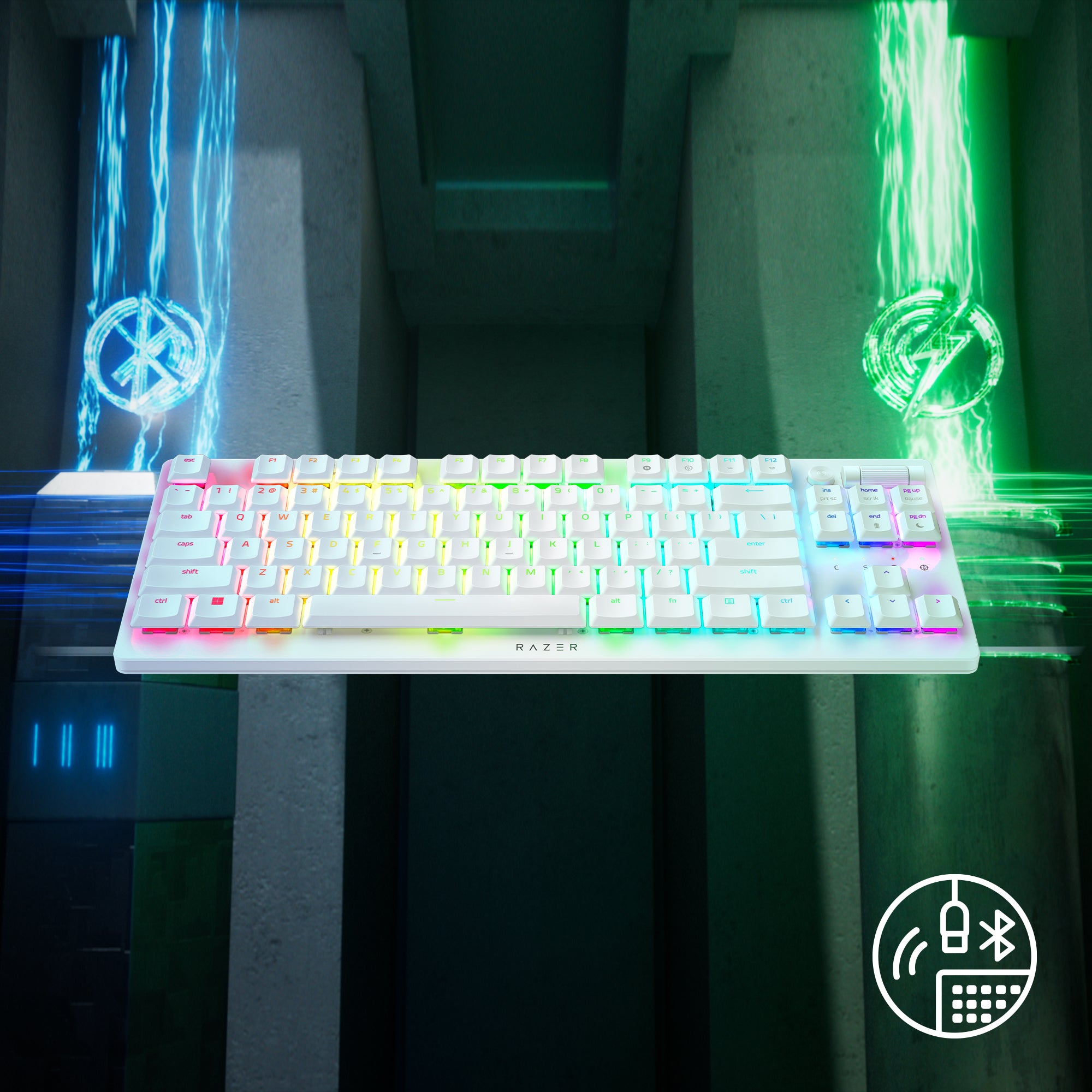 Razer DeathStalker V2 Pro Tenkeyless JP White Edition Linear