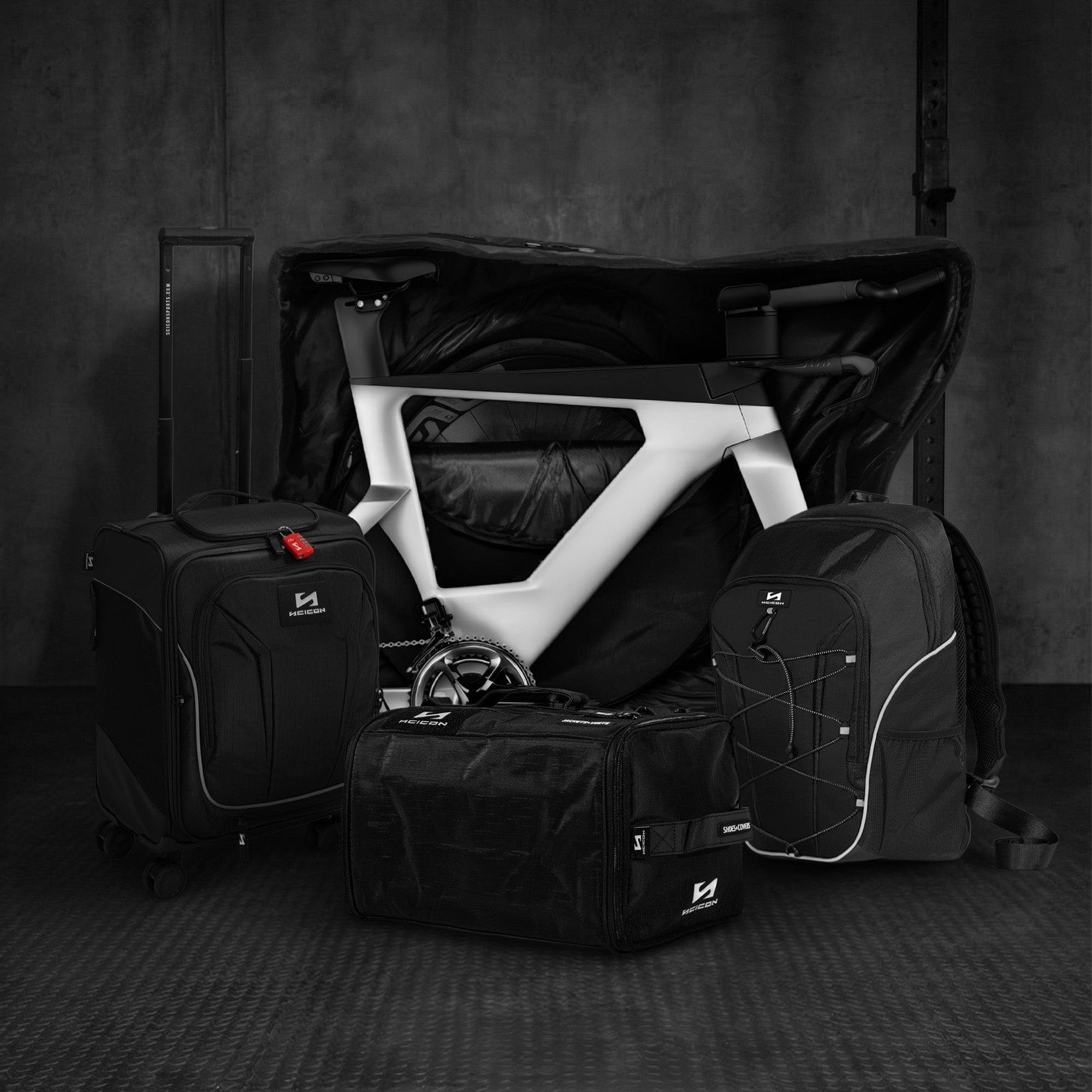 Black Aerotech Evolution Bike Travel Case | Scicon Sports