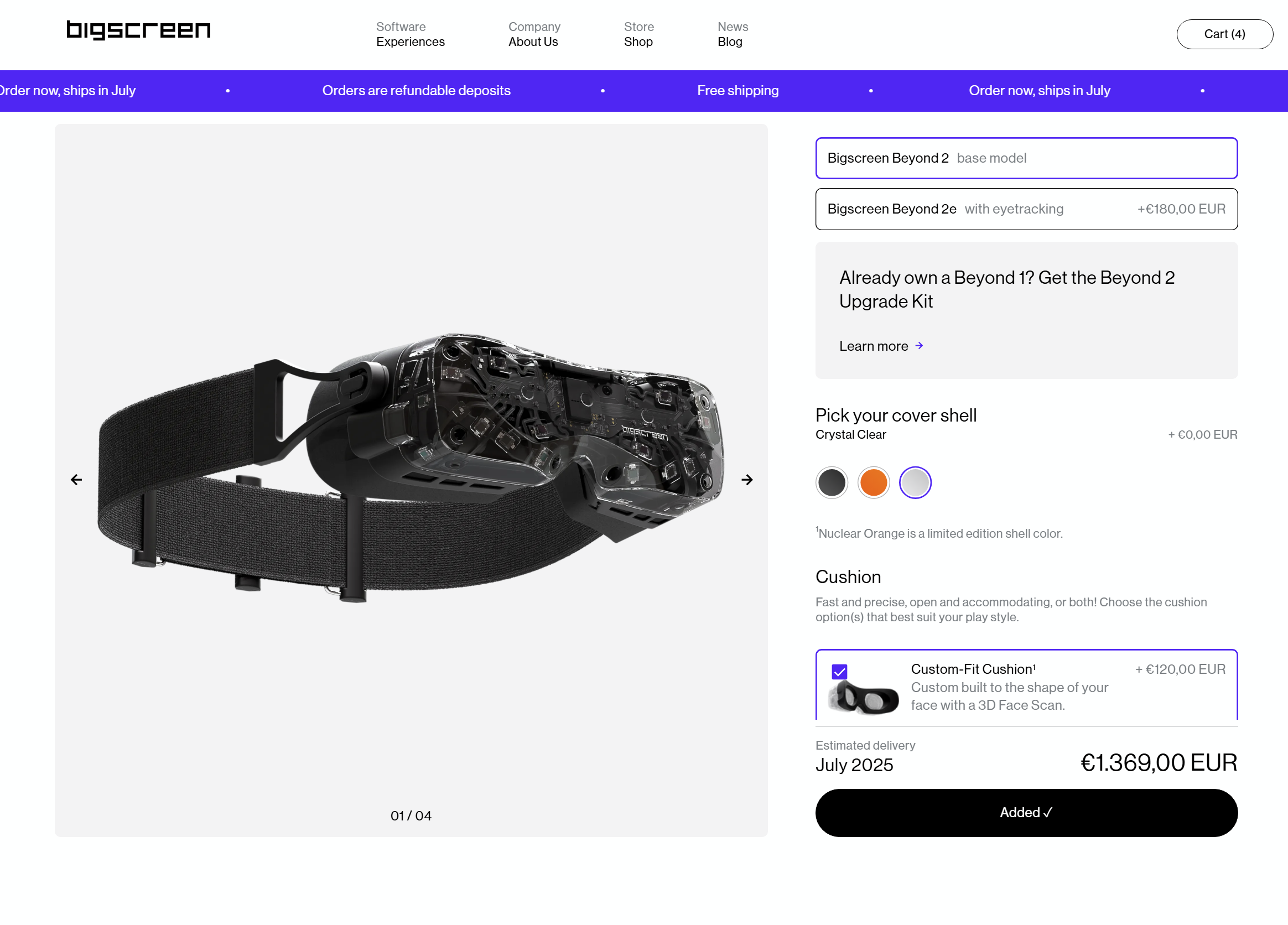 Introducing Bigscreen Beyond 2 with next-gen optics and eyetracking