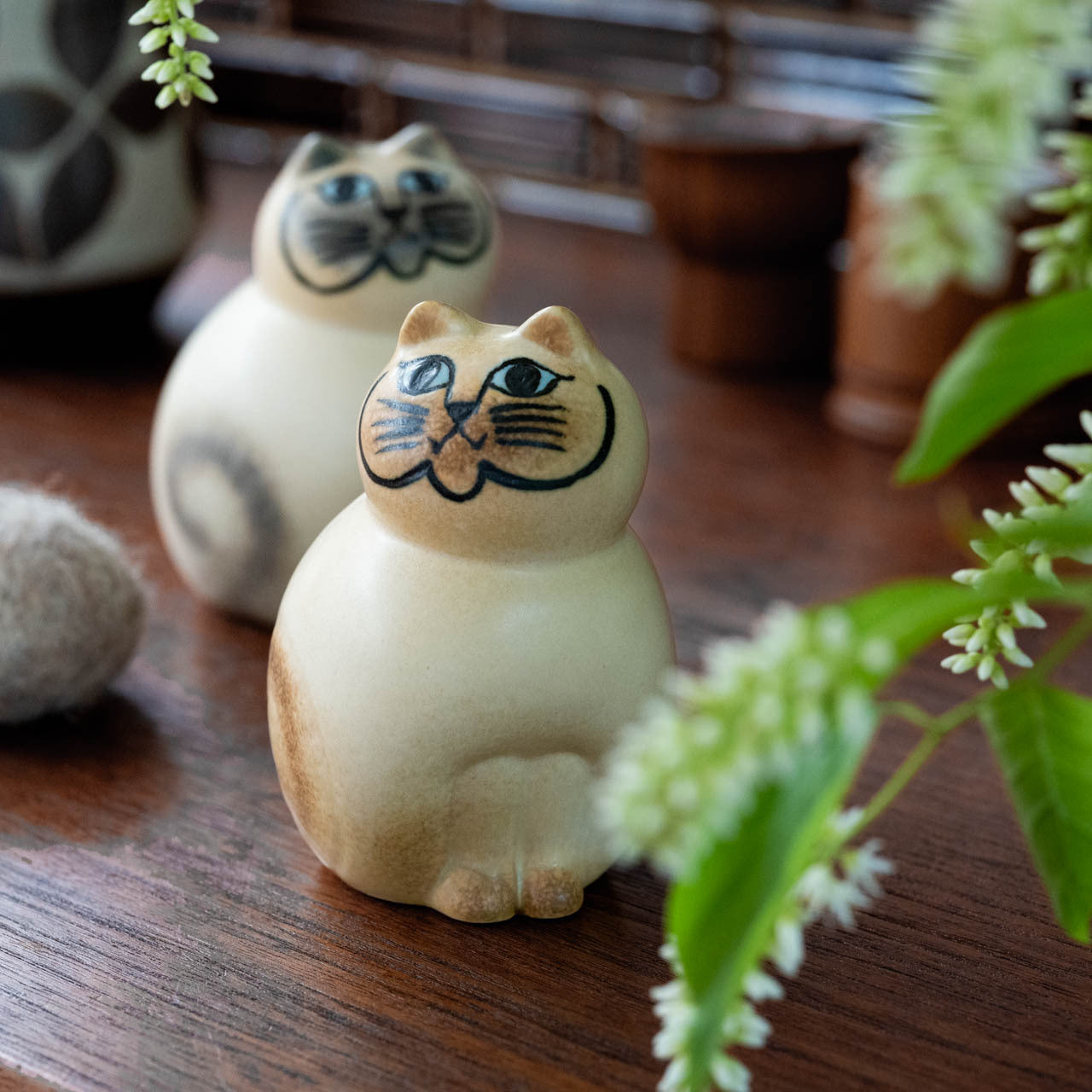 個体が選べる】MIA ミア S ホワイトブラウン / Lisa Larson