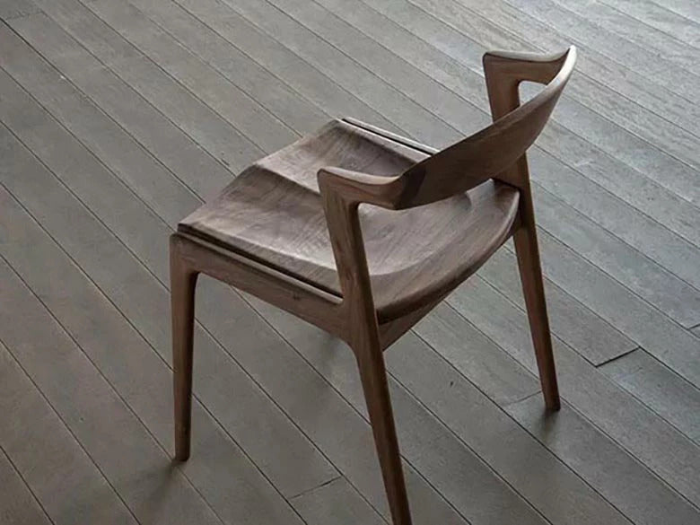 シキファニチア ユナ セミアームチェア・ウッド（板座） – FELICE.ONLINE