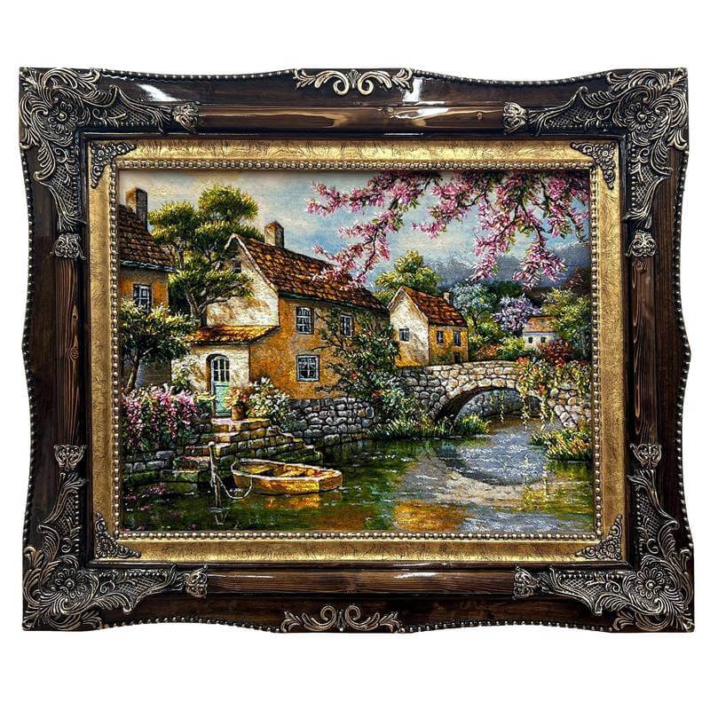 ペルシャ絨毯タブリーズ絵画 107×90cm（FP-6） – ギャッベ＆ペルシャ