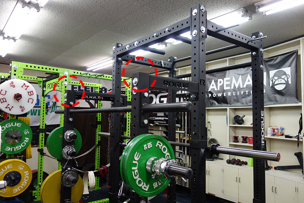 MBC オリジナルラック 樹脂製上部バーベルストレージ — MBC POWER SHOP