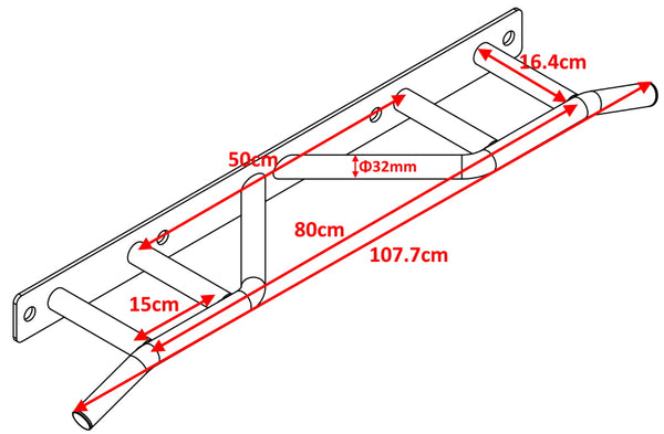 MBC オリジナルラック トップマウントプルアップバー — MBC POWER SHOP