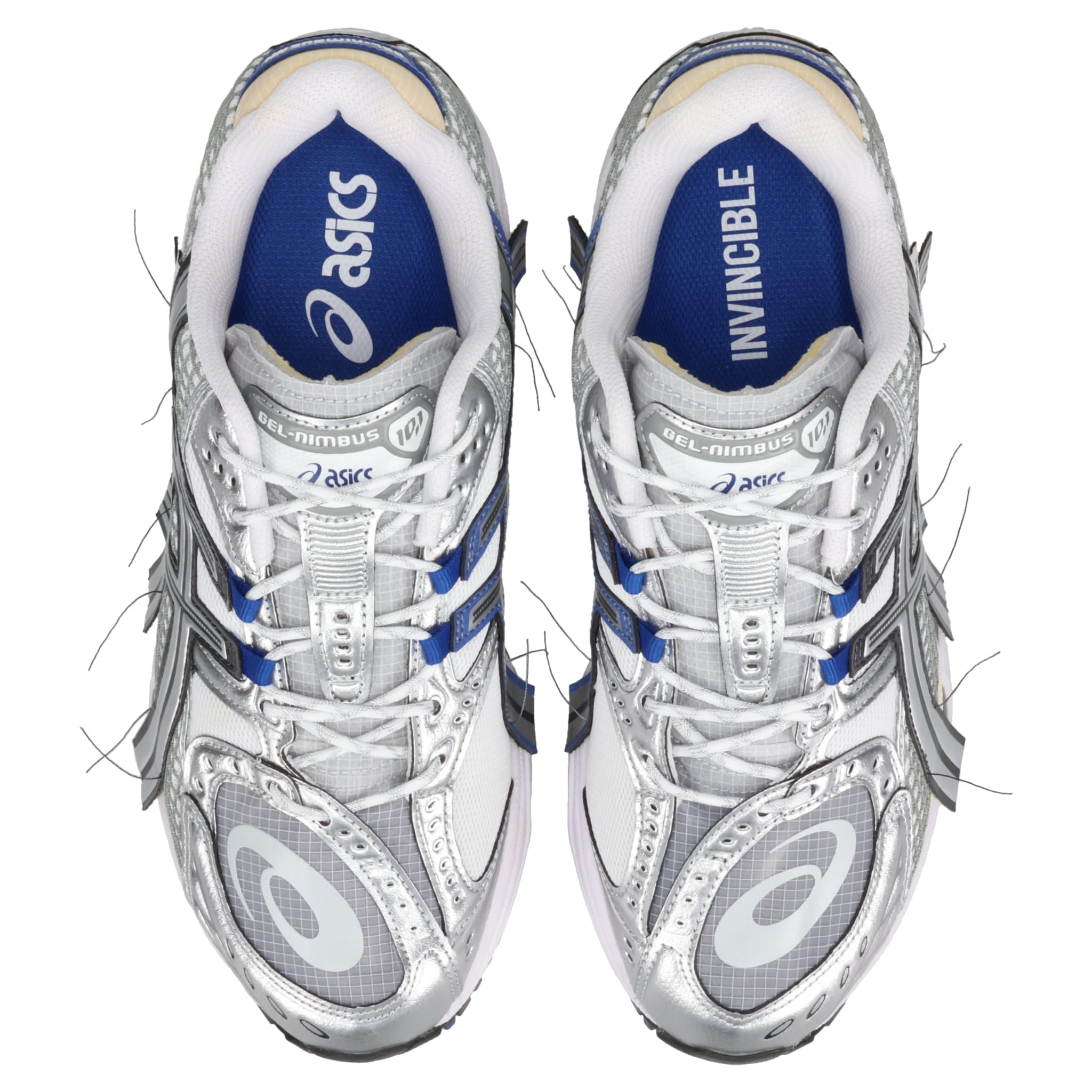 INVINCIBLE GEL-NIMBUS 10.1 / 021:PURE SILVER/ASICS BLUE | MEN | GR8