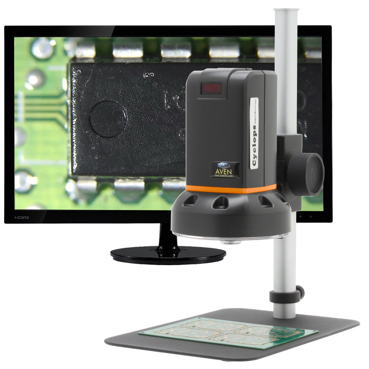 Digital Microscope Cyclops HDMI [12x-132x] with 4x Lens – Aven Tools