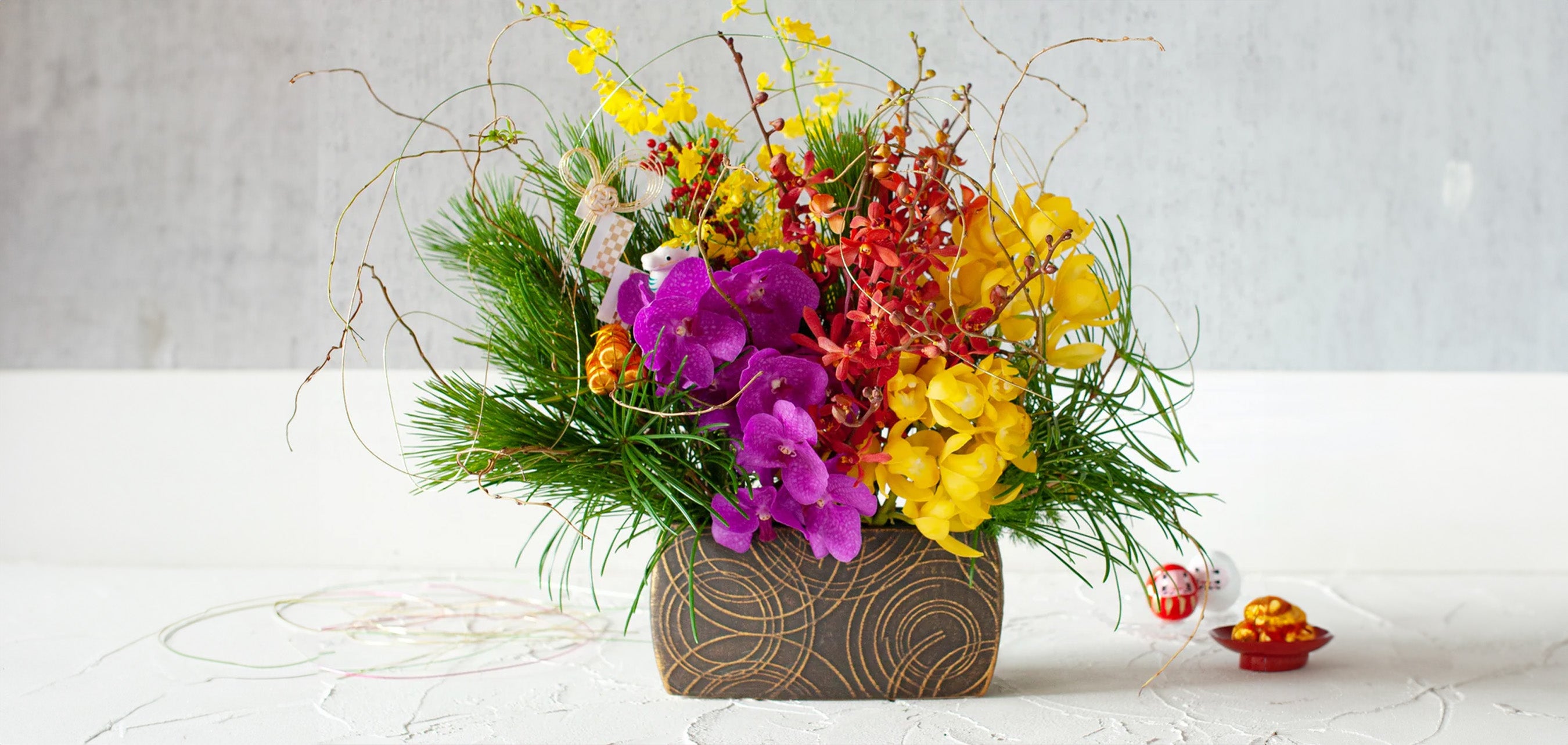 2025年 期間限定！ おしゃれなお正月限定フラワーアレンジメント