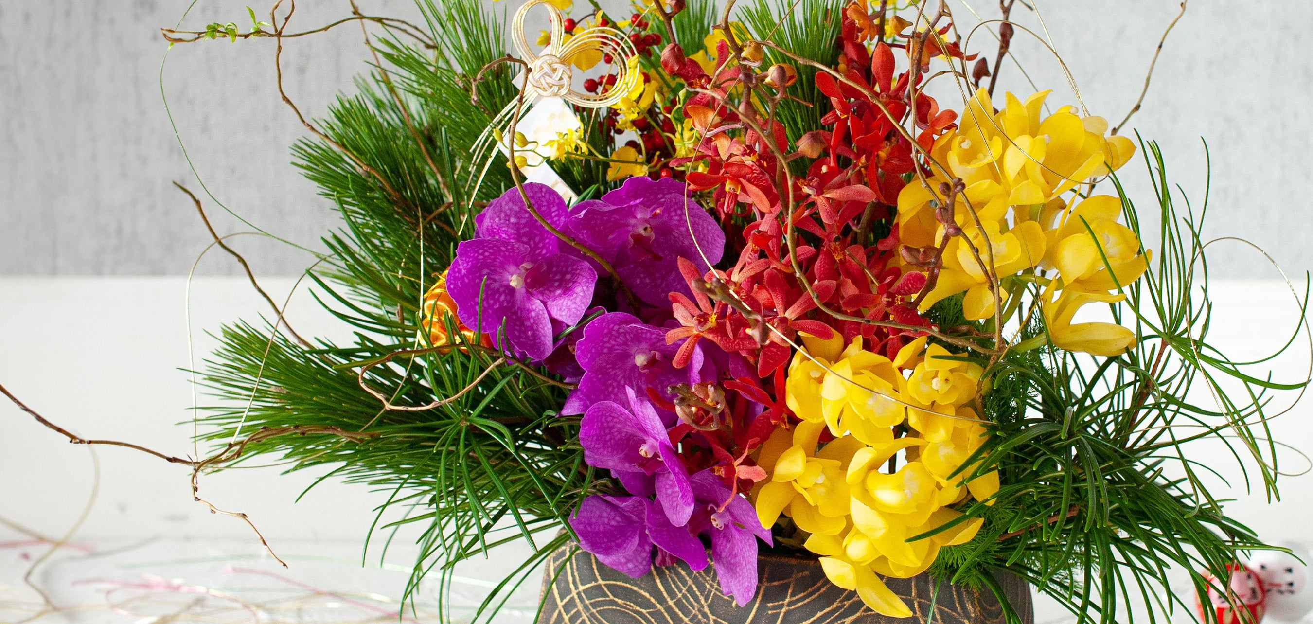 2025年 期間限定！ おしゃれなお正月限定フラワーアレンジメント