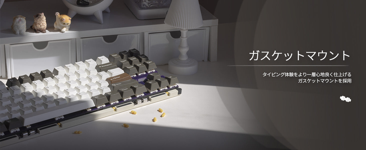 少量限定】WOBKEY Crush 80+日本語配列キット-セット【メカニカル