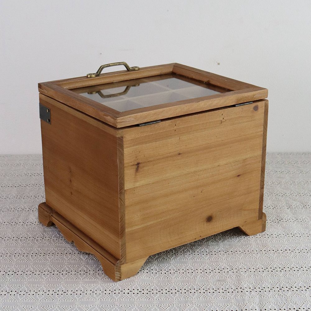 オシャレなガラス蓋です♪ コレクションボックスハーフ MN1-20033263