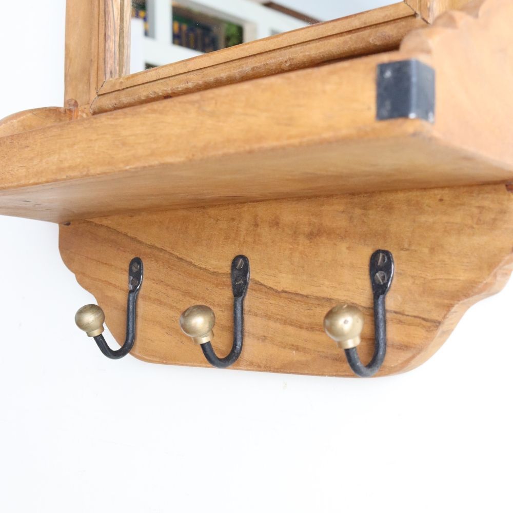 オシャレな壁掛け♪ グルニエ ミラーシェルフ【グランシュマン】 MN1