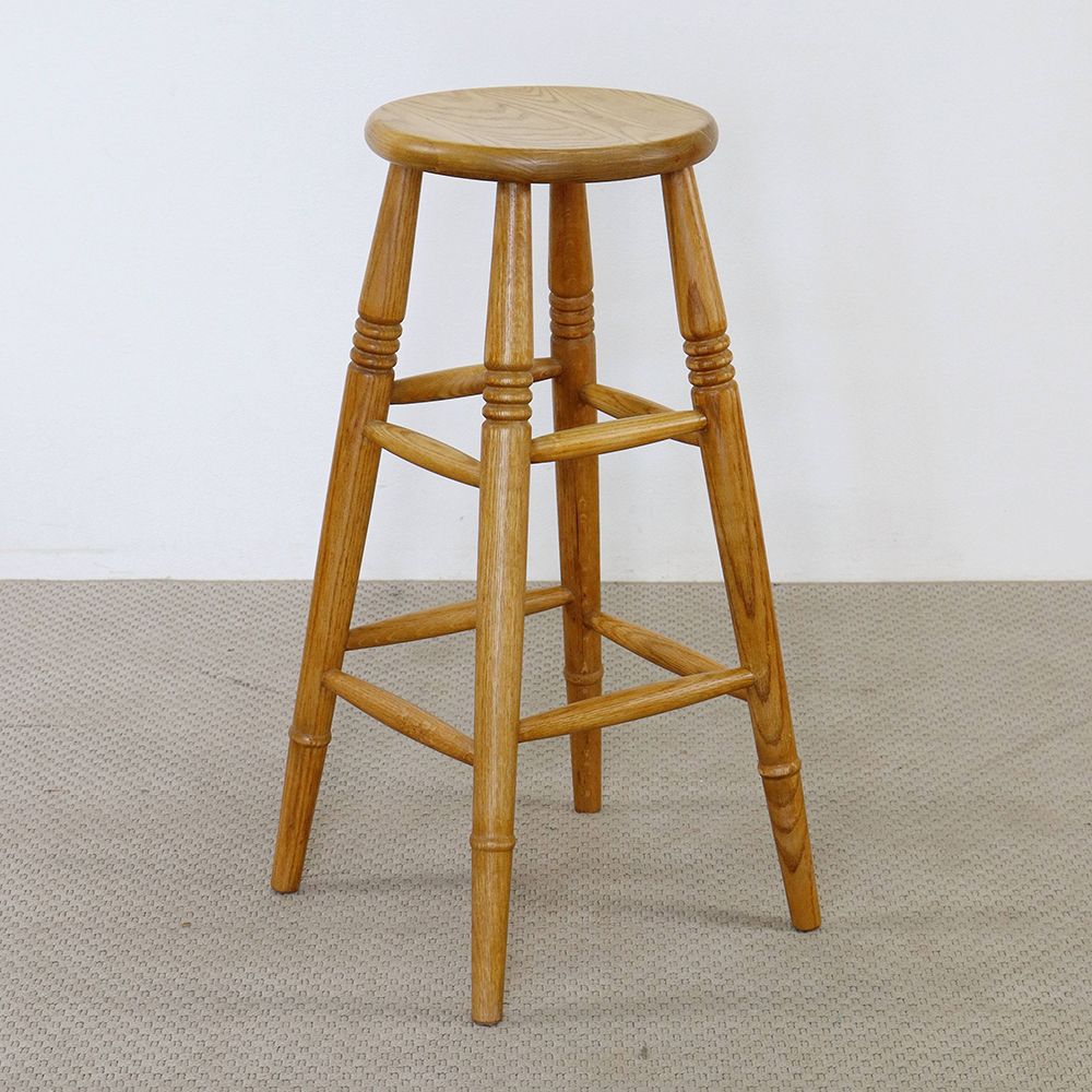 受注生産品】当店オリジナル・ハイスツール ナチュラルカラー OL-HS01