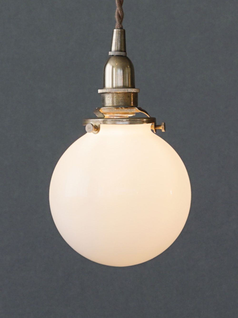 ミニガラスシェード ラウンド ホワイト【灯具A】 AX1-HS3307