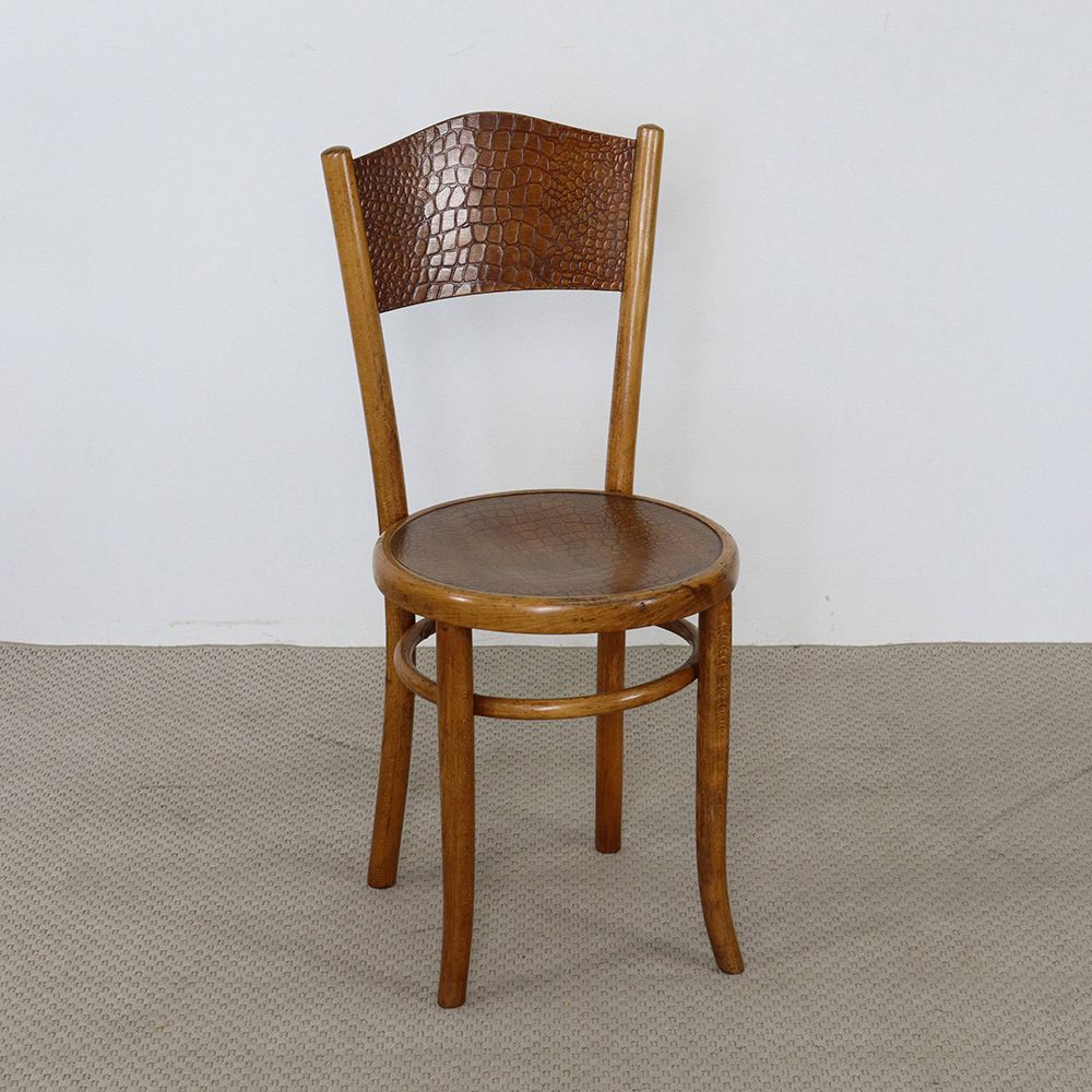 おしゃれなクロコ模様♪ ベントウッドチェア AA1-NNBW-008