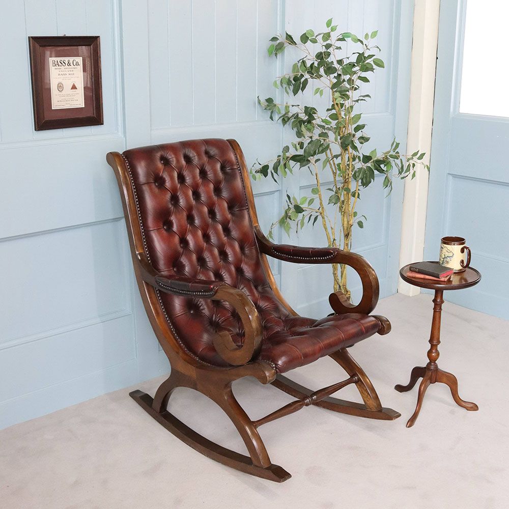贅沢なくつろぎチェア♪ ロッキングチェア VC104-209 – アンティーク