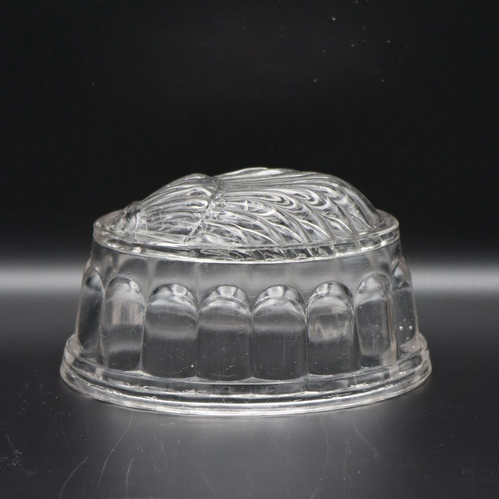 懐かしいゼリーの型♪ ビンテージガラスゼリーモールド VC106-111016