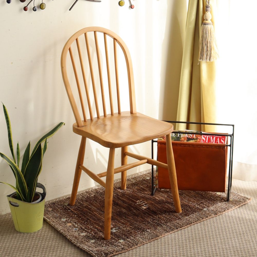 背もたれは可愛いフープ型♪ フープバックチェア VC107-152002