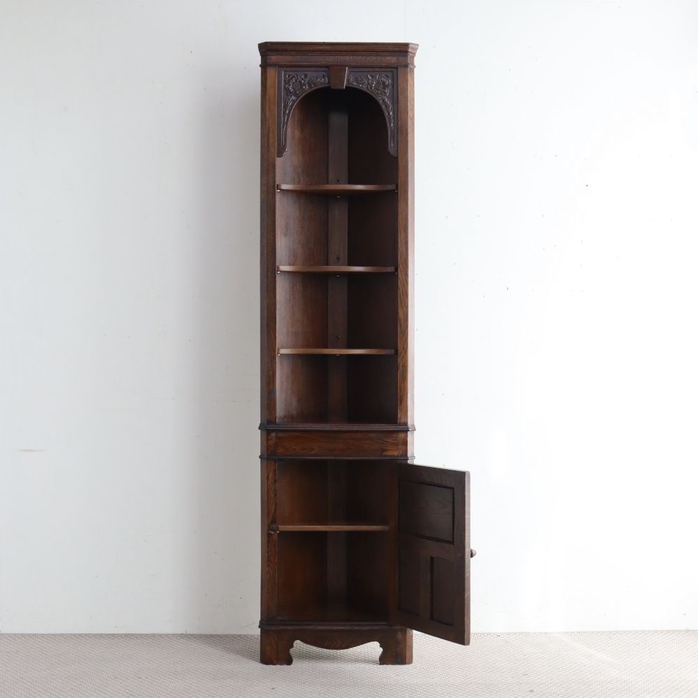 魅力的なコーナー作りに♪ コーナーキャビネット【Jaycee】 VC107-160