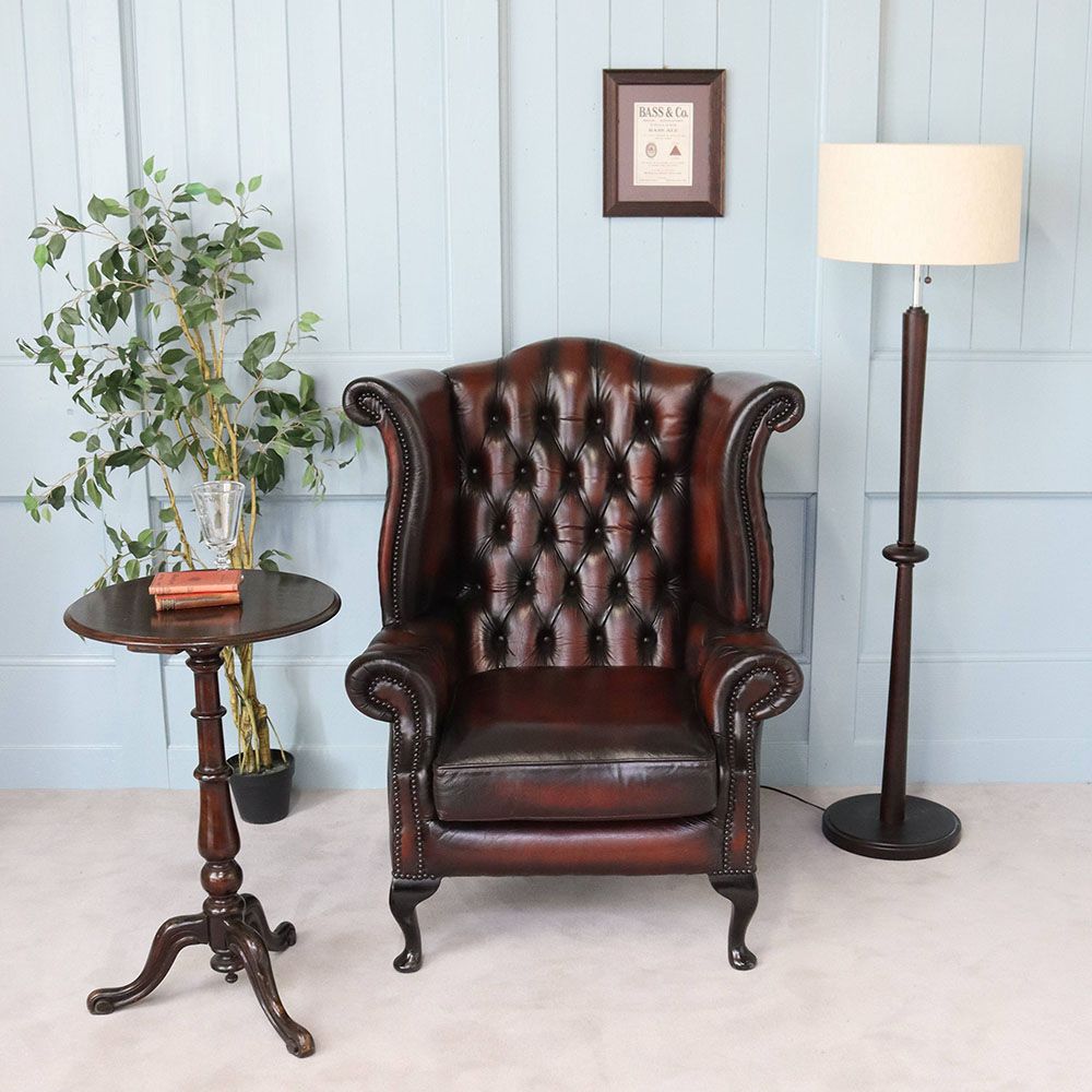 座れば王様気分♪ チェスターフィールドソファ1人掛 VC108-205