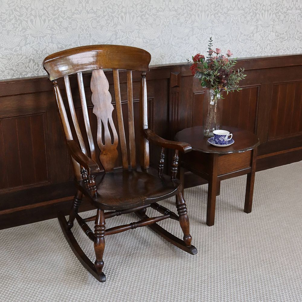 深い艶めきにときめいちゃう♪ ロッキングチェア VC103-311