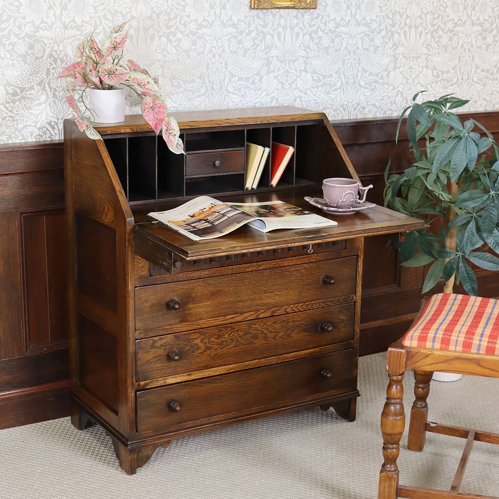 昔ながらの温かな佇まい♪ ライティングビューロー VC110-197