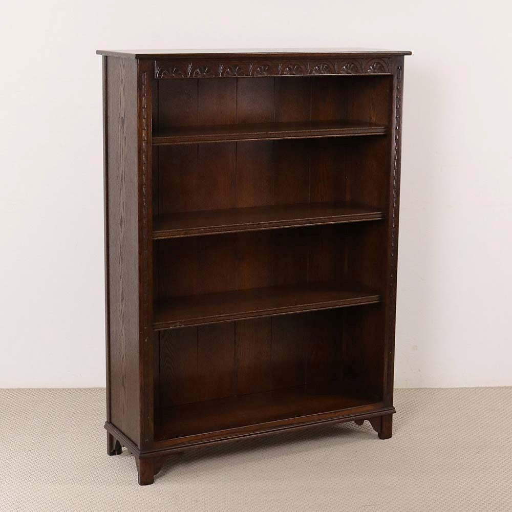 本棚を縁取る装飾も素敵です♪ ブックシェルフ VC113-044