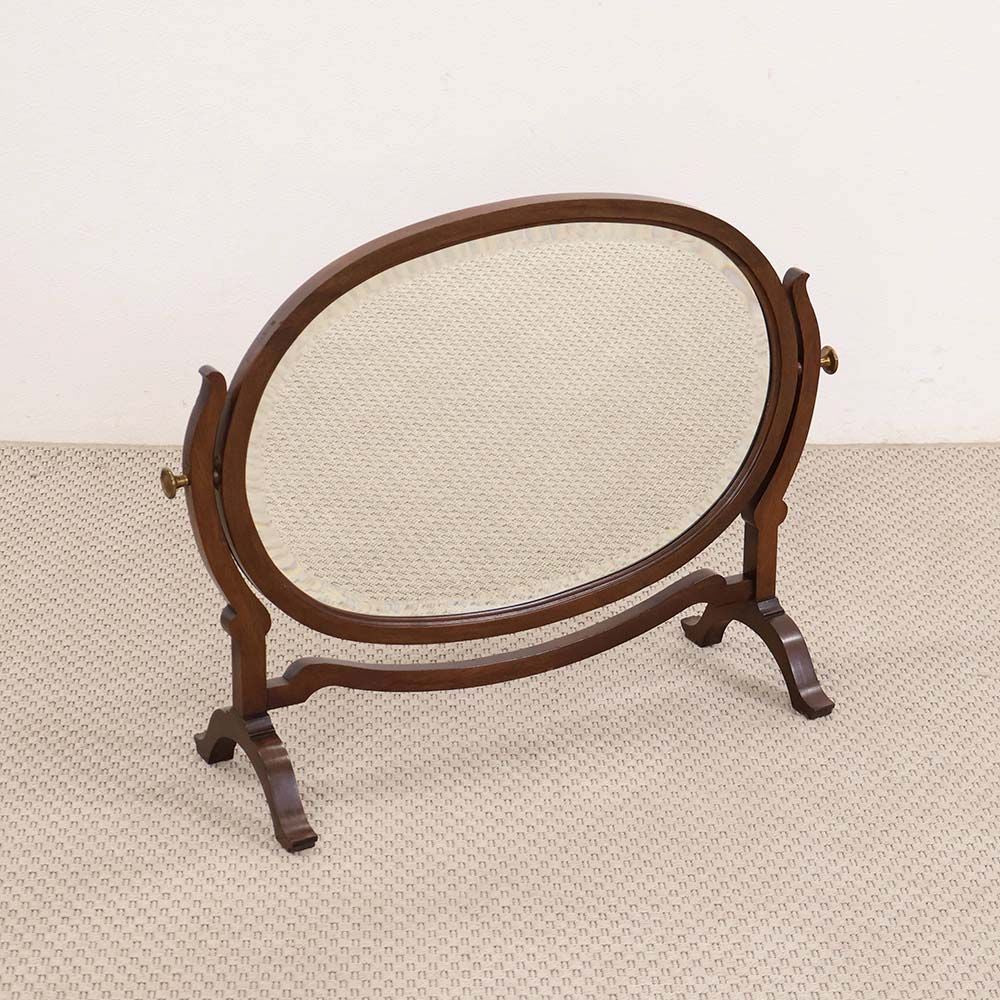 優しいオーバル型です♪ スタンドミラー VC113-267 – アンティーク家具