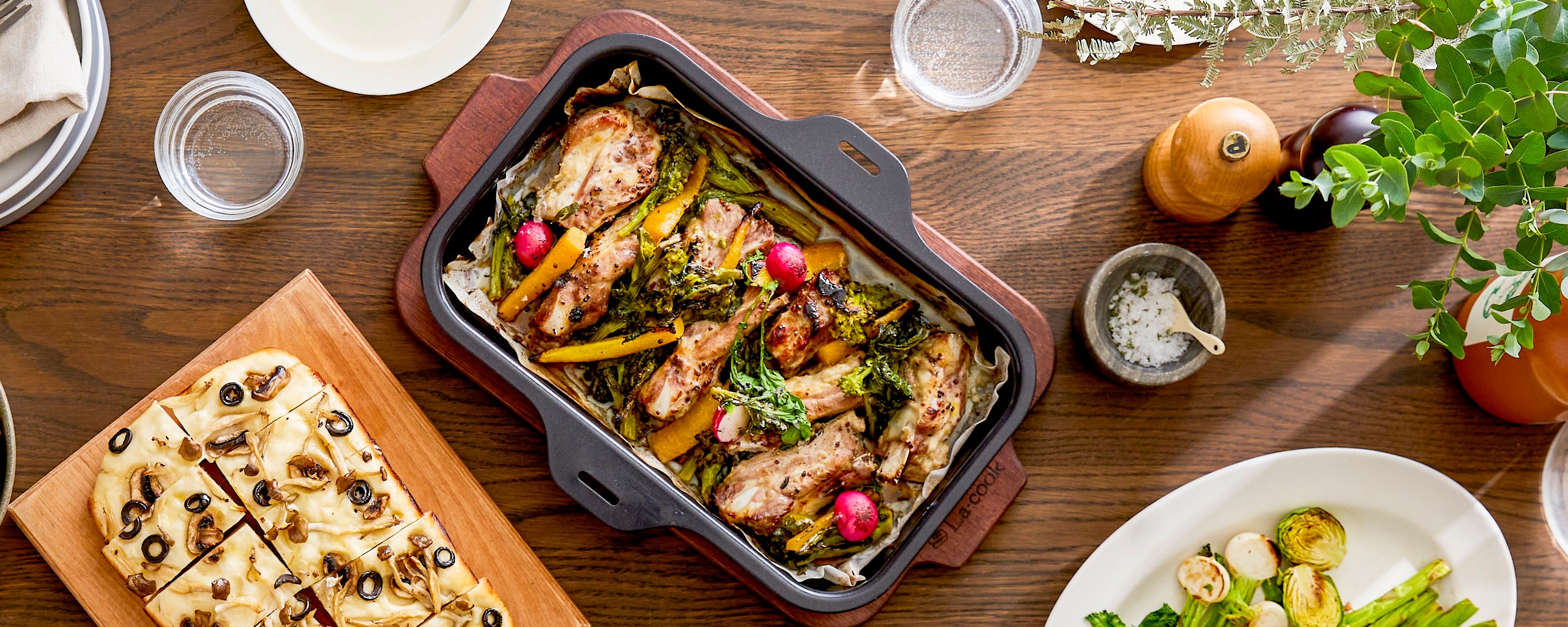 ラ・クックシリーズ兼用木製プレート PM-2