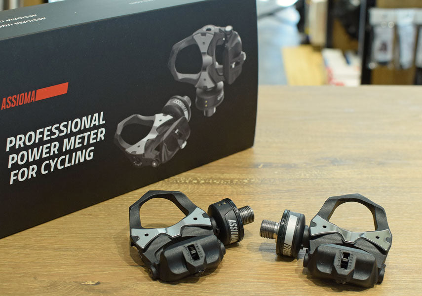 充電可能なペダル式パワーメーターFavero Assioma（ファベロ・アシオマ
