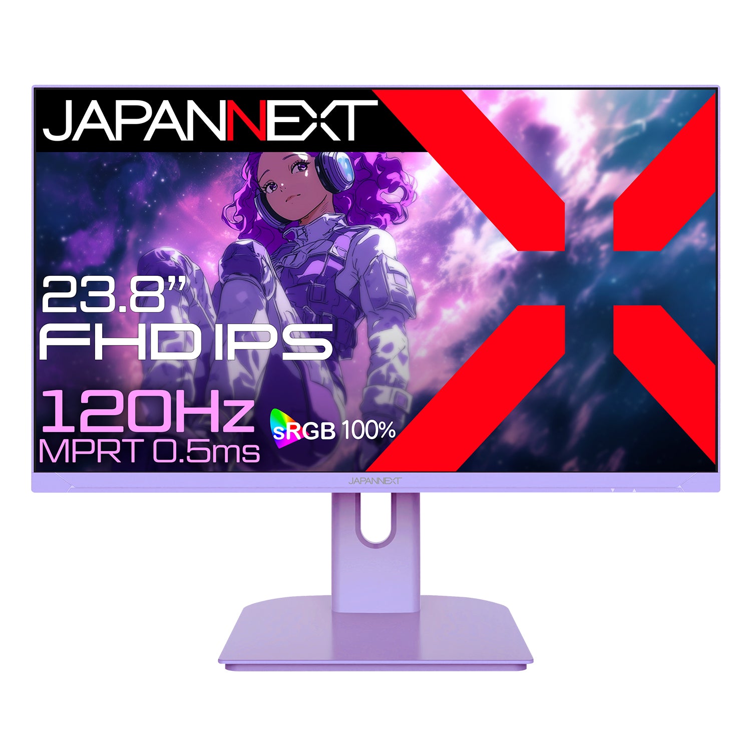 ベイビーブルーモデル】JAPANNEXT 23.8インチ IPSパネル搭載 120Hz/0.5