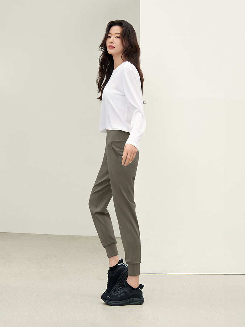 andar アンダール セミ裏起毛ワイドレギンス パンツ　Sサイズ Airywin セミワイドレギンス | andar JAPAN