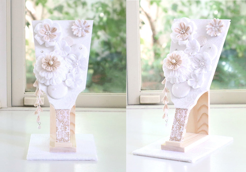 羽子板 HAKI（ハキ） 花雪 初正月・節句飾り 白粋｜出産祝い・ベビー