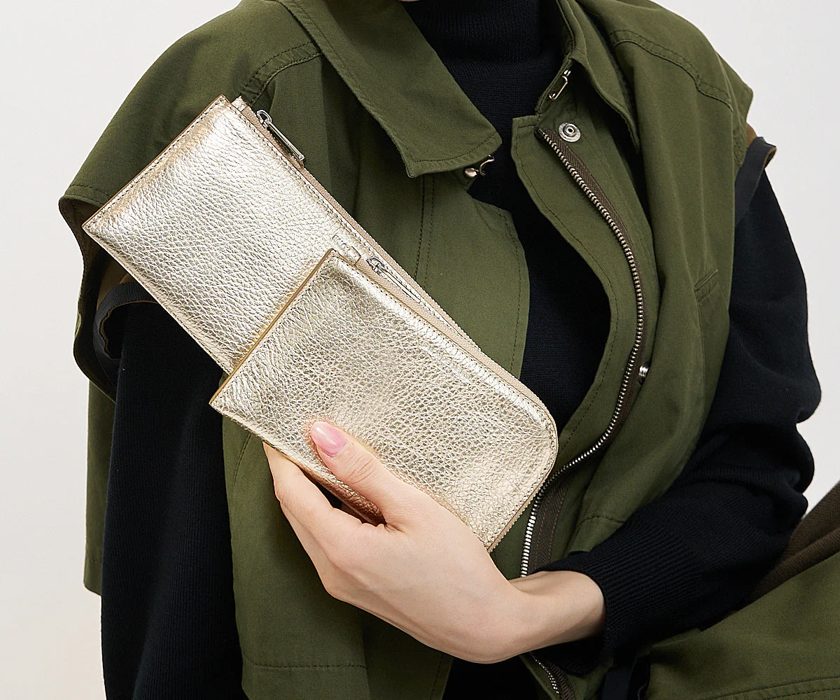 サロンドアルファード L字ファスナー ミニ財布 1819