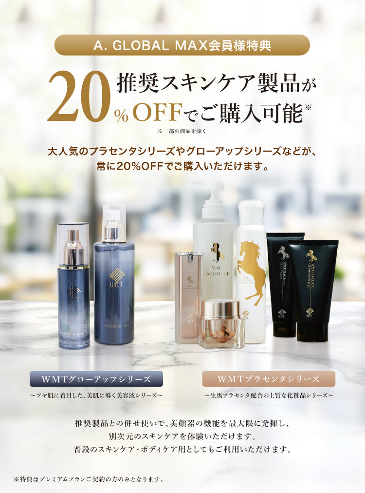 A. GLOBAL MAX】ホームサロンサービス|美顔器のサブスク