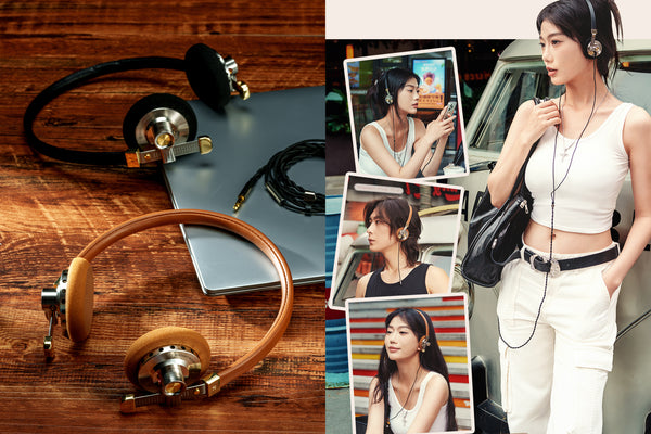 ROSE DISTANT MOUNTAIN レトロスタイル有線ヘッドホン ｜伊藤屋国際