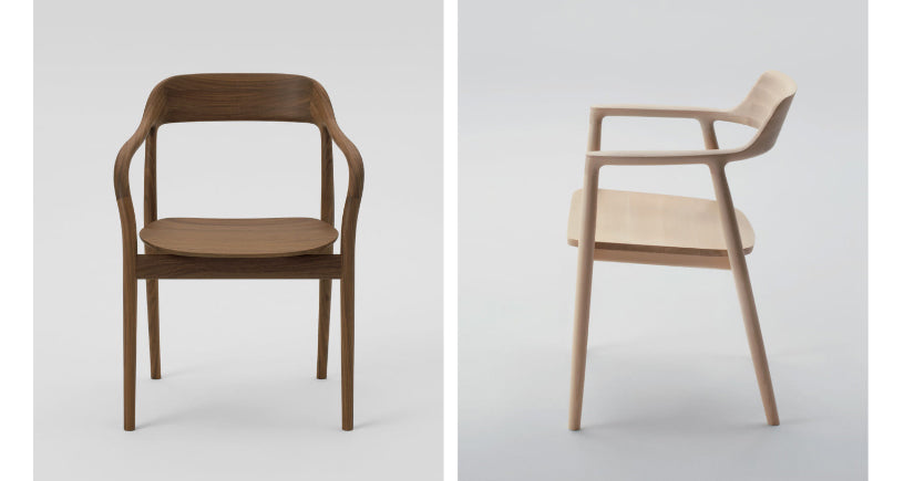 Tako アームチェア オーク/ナチュラルクリア SH429mm - YAMAGIWA