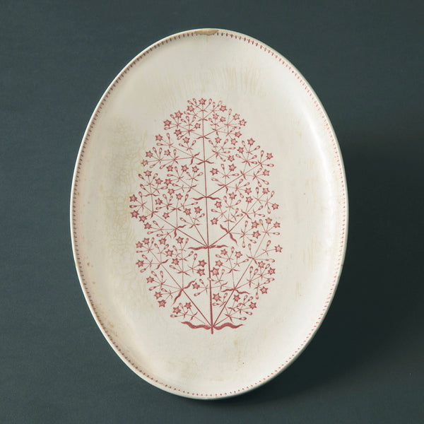 珍しい絵付きデザインの柳宗理ボーンチャイナシリーズ KIKYO(ききょう