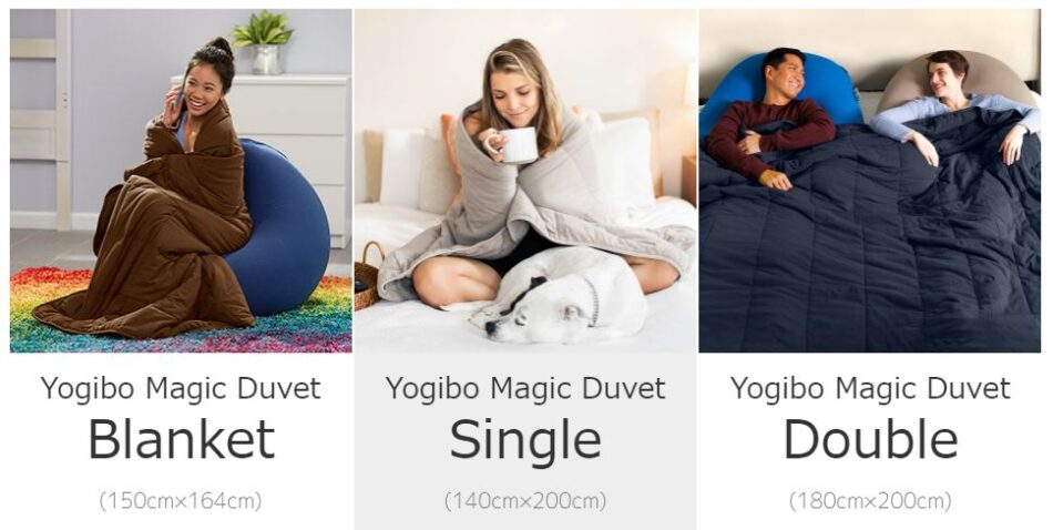 公式】売れ筋No.1の快眠ブランケットに新サイズが登場「Yogibo Magic