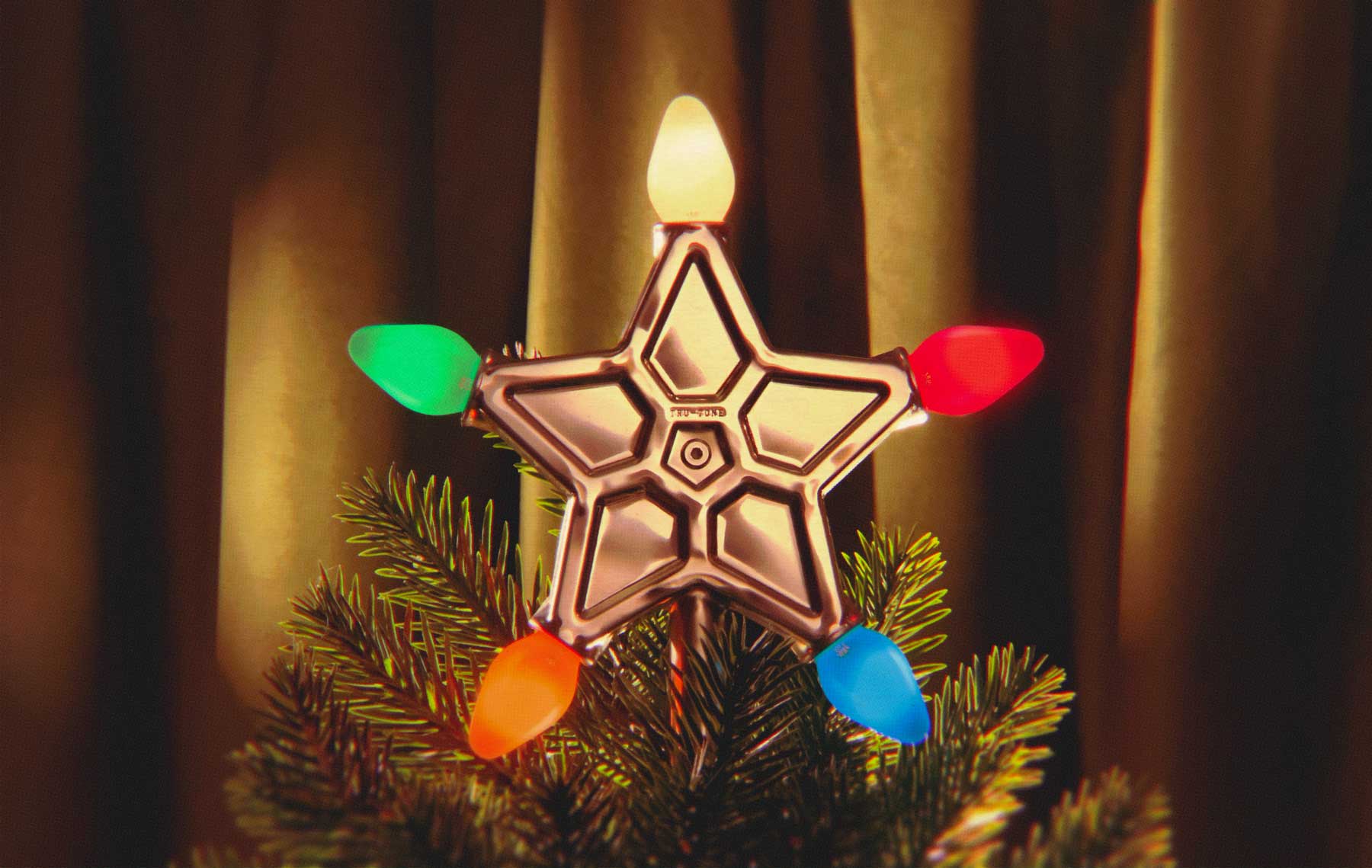 Classic Star Tree Top | Tru-Tone™ vintage-style LED light bulbs