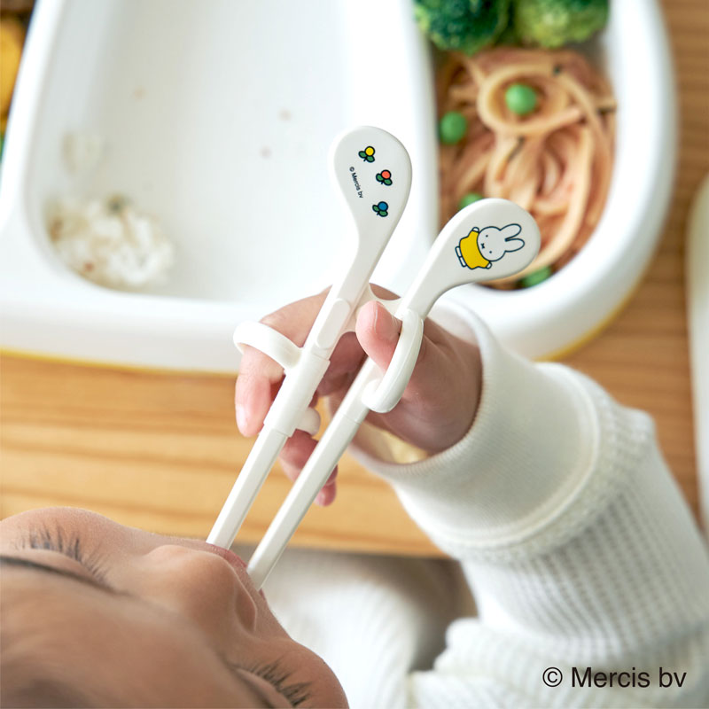 1.5歳ごろ～】エジソンのお箸mini miffy 左手用 ミッフィーデザインの