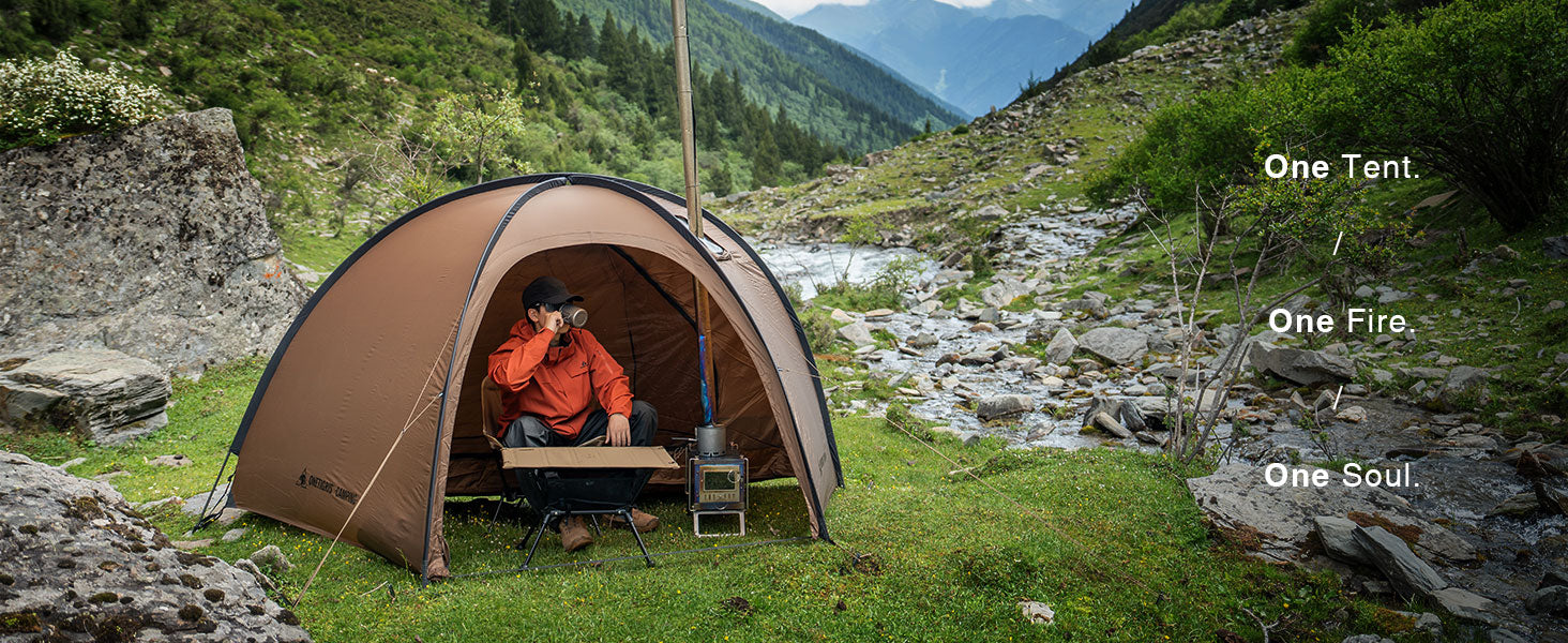COCO NEST Solo Hot Tent | Onetigris camping – OneTigris Camping