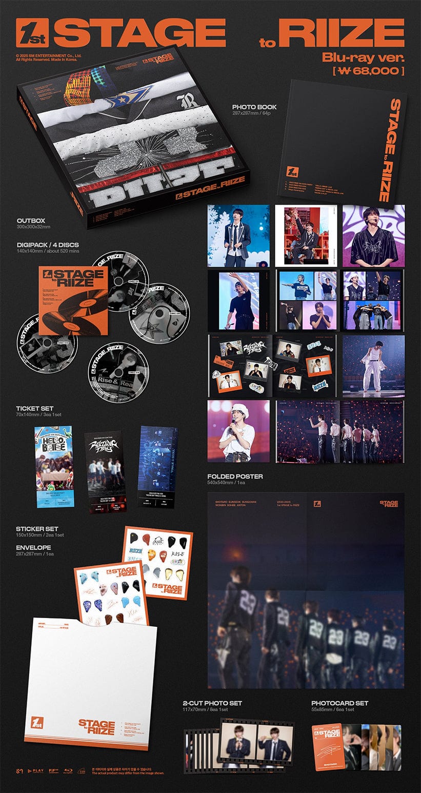 RIIZE 1st STAGE to RIIZE Blu-ray + Digital Code セット