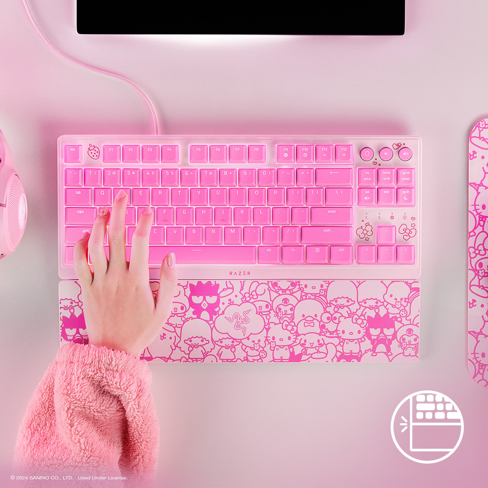 Razer Ornata V3 Tenkeyless Hello Kitty and Friends Edition