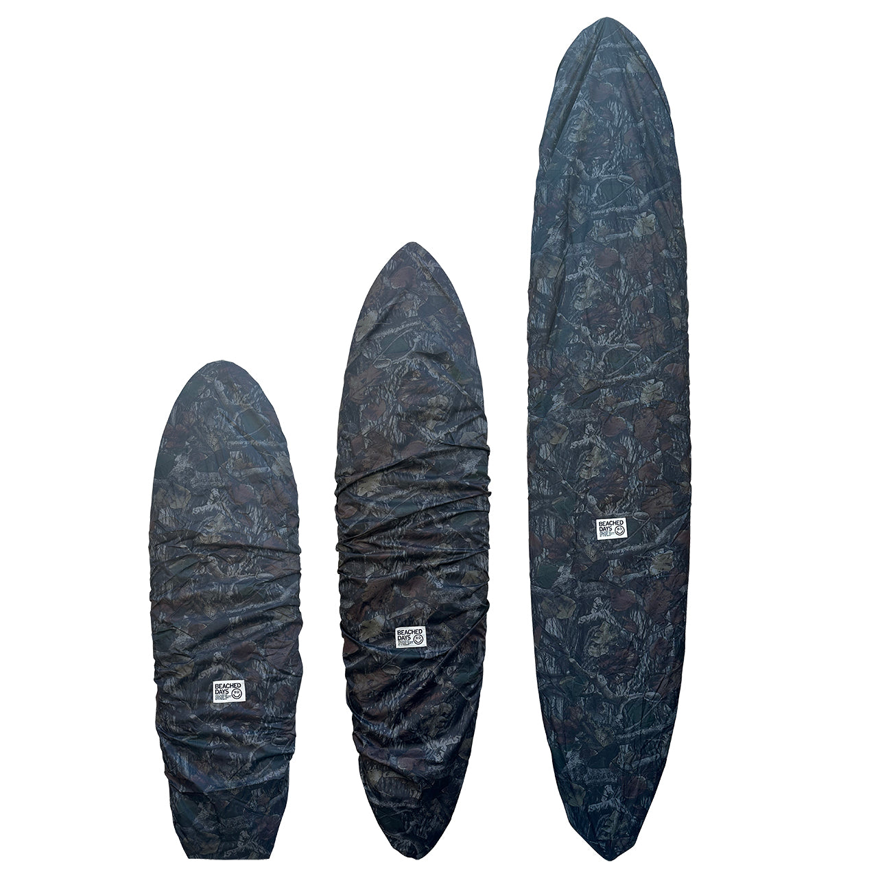 5'0-6'6ft ショートボード カモフラージュ デッキカバー ビーチド