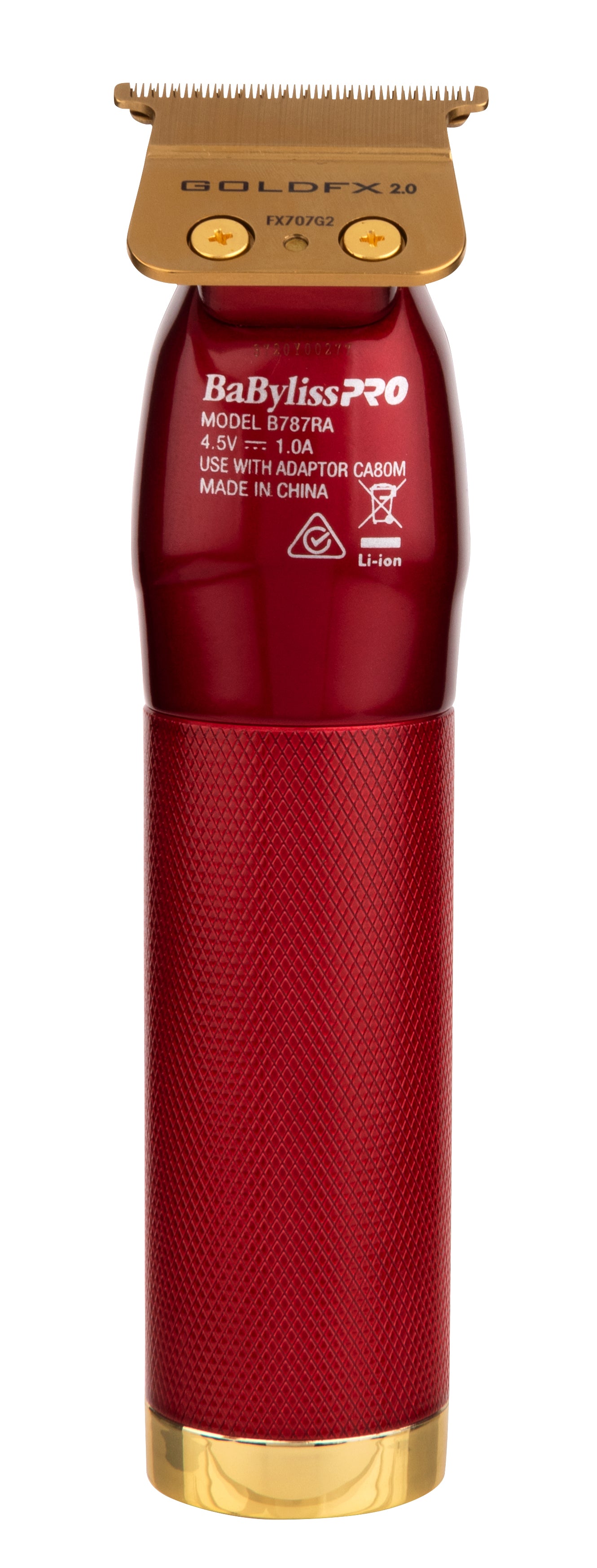 BaBylissPRO RedFX Skeleton Lithium Hair Trimmer | Above The Collar